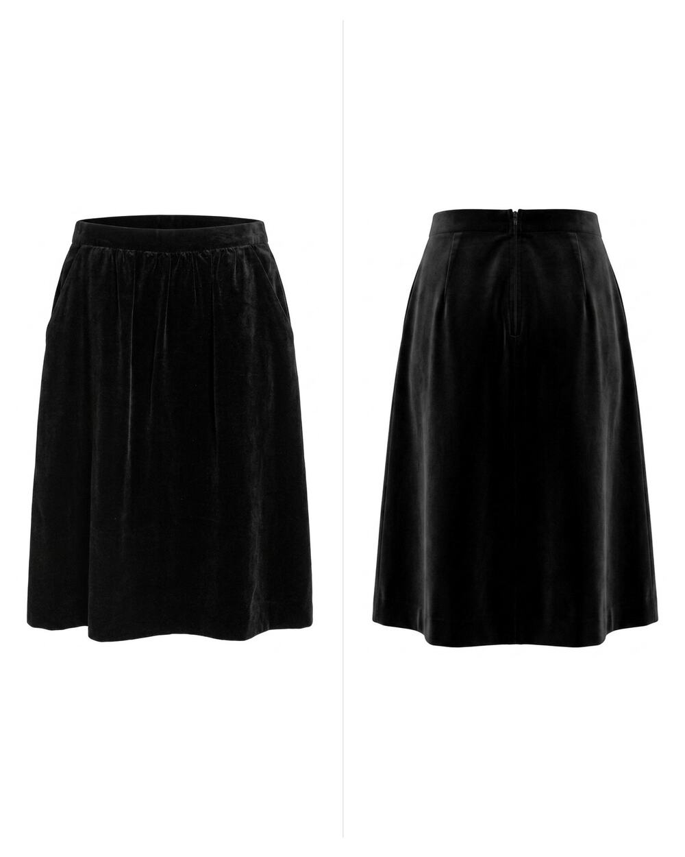 Vintage Century of Boston A-Line Midi Skirt Pockets Women See Measurements